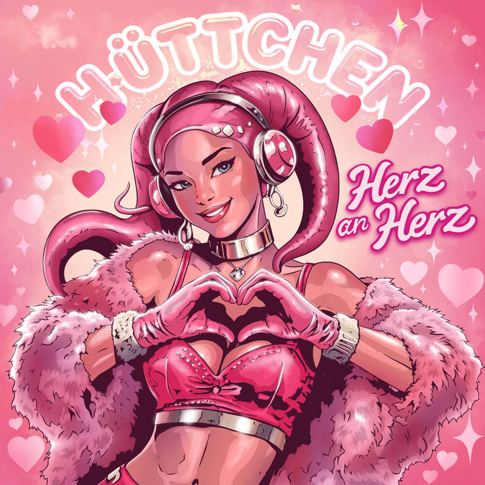 H-Ü-T-T-C-H-E-N Kosmos Poster